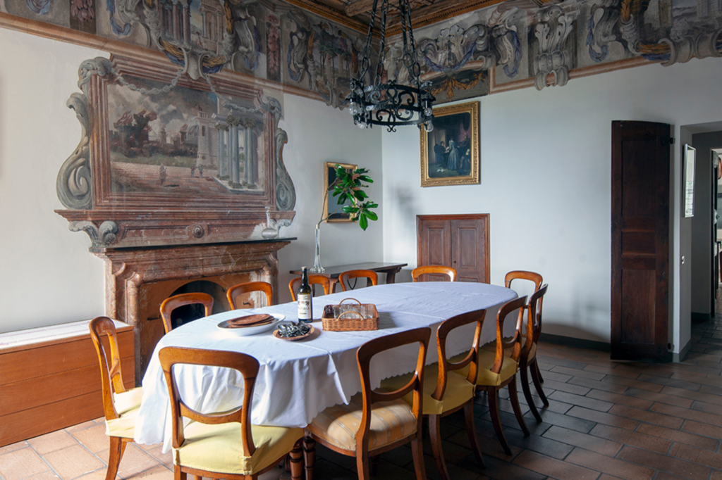 large dining room in private villa