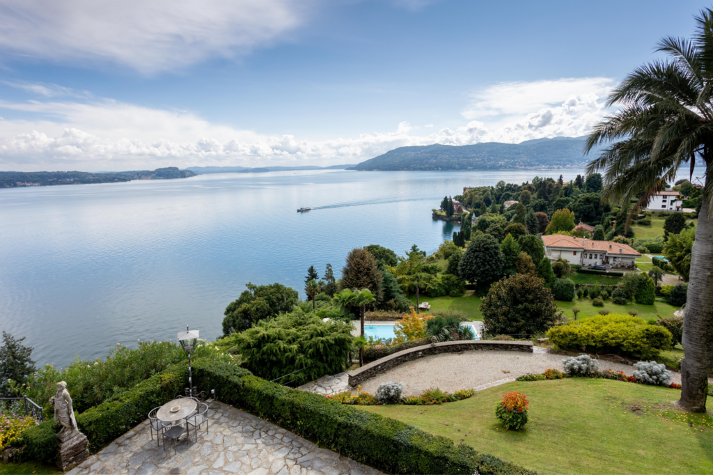 lake maggiore view from private villa